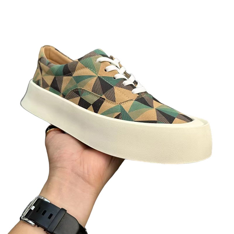 Handmade Retro Camo Skate Shoes  DANRRIO.COM DANRRIO