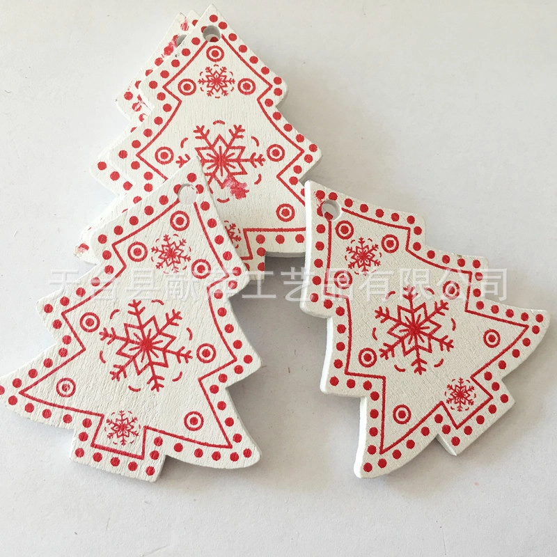 Factory Direct Crafts Creative Wooden Christmas Gift Interior Decorations Home Pendant DIY Accessories