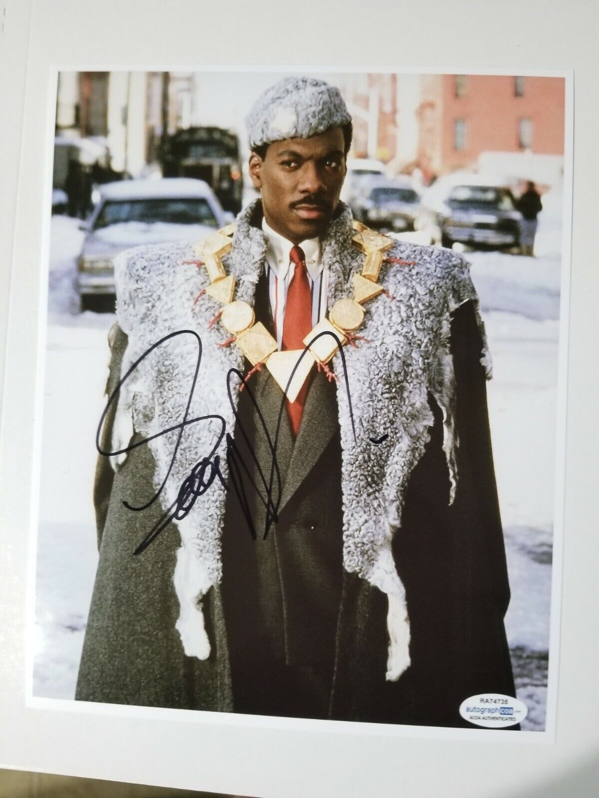 Coming to America Signed 8x10 Photo Poster painting RP -  Shipping!! Eddie Murphy