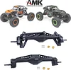 AMK Aluminum Alloy Front Rear Portal Axle for Axial RC Crawler 1/18 UTB18 Capra Unlimited Trail Buggy RTR AXI01002T1 Update Parts