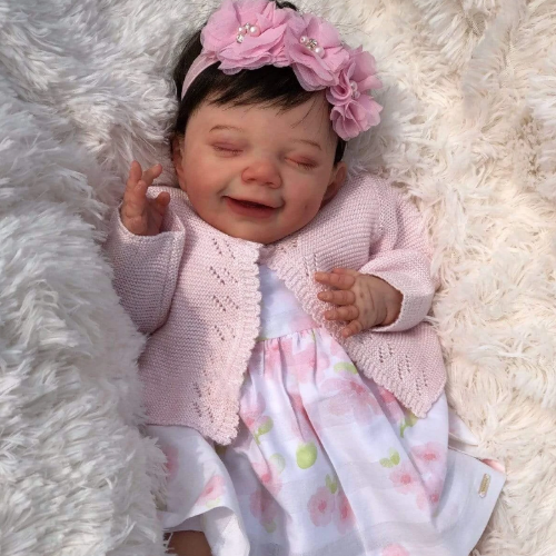 Silicone Babies Real Lifelike  20" Realistic Anais Reborn Baby Doll Girl 2024 -Creativegiftss® - [product_tag] RSAJ-Creativegiftss®