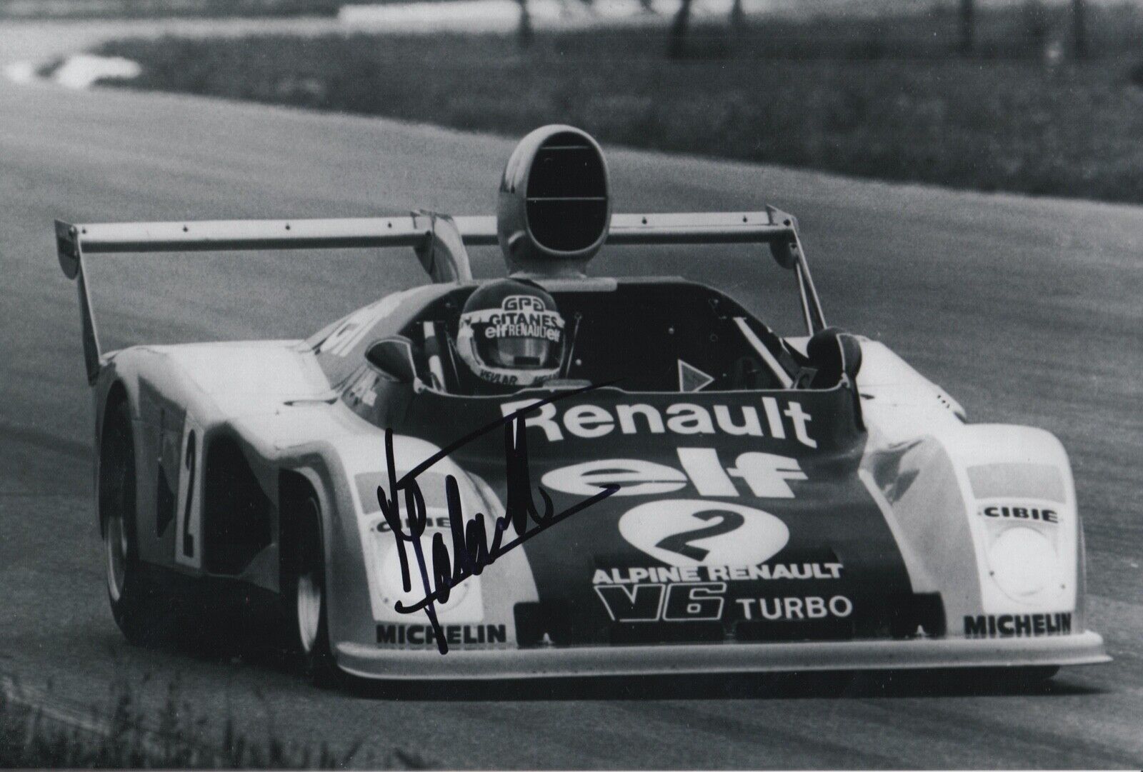 Jean-Pierre Jabouille Hand Signed 12x8 Photo Poster painting Le Mans Autograph Renault