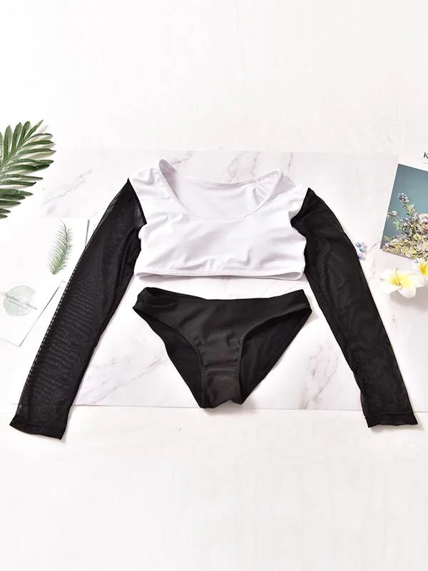 Long Sleeves Bikini Set