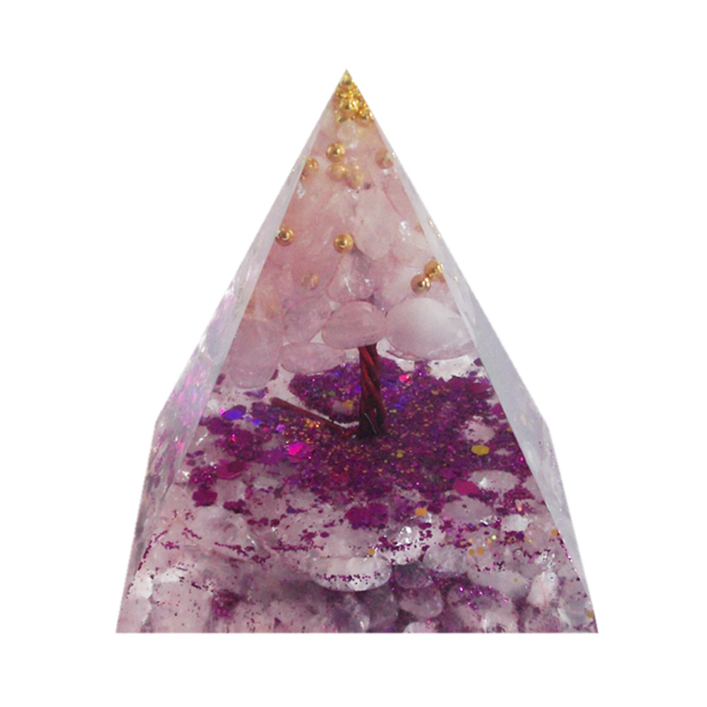 

5cm Natural Orgonite Pyramid Chakra, 501 Original