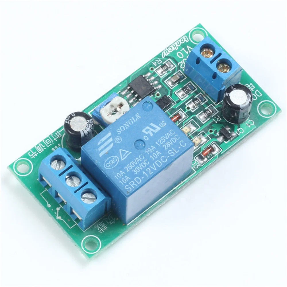 RD02 5/12/24v 60s Adjustable Delay Timer Relay Circuit NE555 Electronic Time Delay Relay for Home Appliances