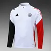 Joyfball 2025/2026 Ajax Half-Pull Training Suit White Football Shirt 1:1 Thai Quality