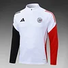 2025/2026 Ajax Half-Pull Training Suit White Football Shirt 1:1 Thai Quality Set
