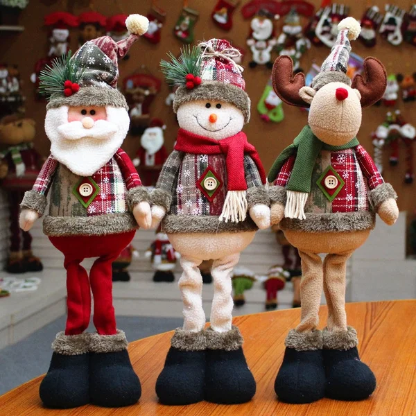 Christmas Decoration Dolls, Toys, Santa Claus, Christmas Elk Windows, Christmas Decorations