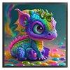 (Stamped/Counted) Dragon - 11CT Cross Stitch 40*40cm