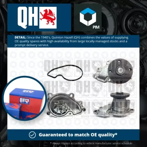 Water Pump fits KIA PRO CEED JD 1.0 15 to 18 G3LC Coolant QH 2510004020 Quality Parts