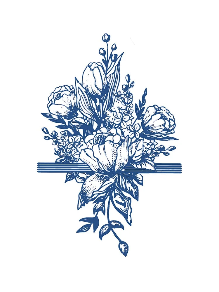 S41-89 herbal tattoo stickers juice semi-permanent non-reflective vegetation female waterproof male durable sticker simulation