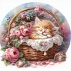 (Multi-Style) Cat-11CT Stamped Cross Stitch 40*40cm/15.75*15.75in