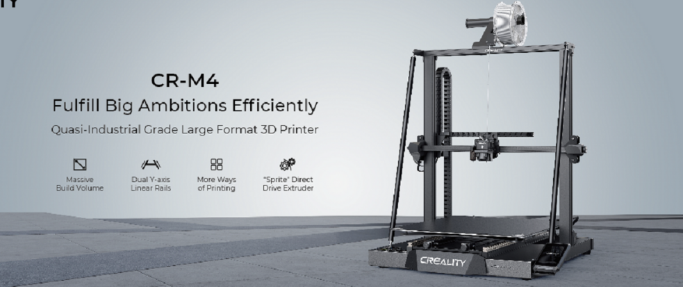 CR-M4: Quasi-industrial Grade Large Format 3D Printer