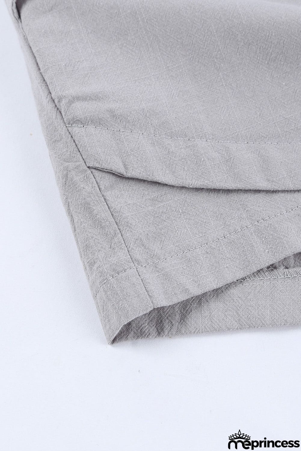 Women Casual Gray Faylin Linen Shorts