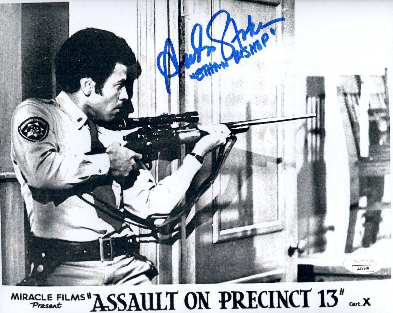 AUSTIN STOKER Signed ASSAULT ON PRECINCT 13 Photo Poster painting 8x10 Autograph JSA COA Cert