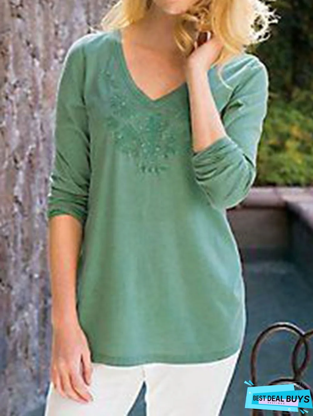 Cotton Regular Fit Casual Tunic Sweatshirt