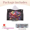 Diamond Painting PU Roses Tissue Box Tissue Holder