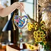 2pcs Bird Diamond Painting Double-sided Crystal Window Suncatcher Craft Set Birthday Gifts Home Garden Decor Hanging Kit