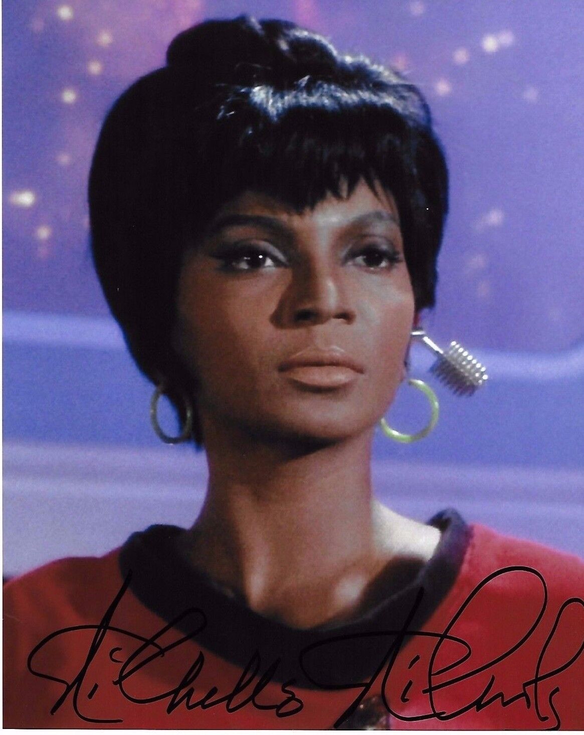 Nichelle Nichols Signed 8x10 Photo Poster painting - STAR TREK - ICONIC - RARE!!! H109