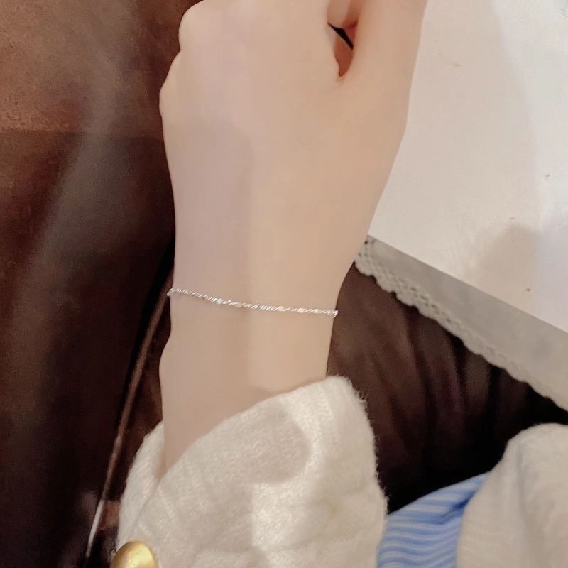 925 Sterling Silver Bracelets Casual Minimalist Streetwear