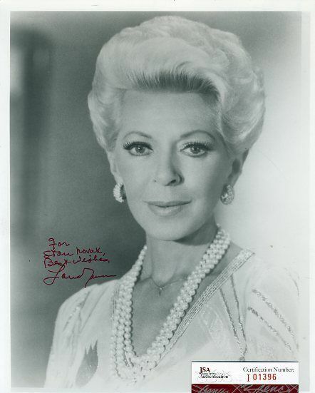 Lana Turner Signed Jsa Certed 8x10 Photo Poster painting Autograph