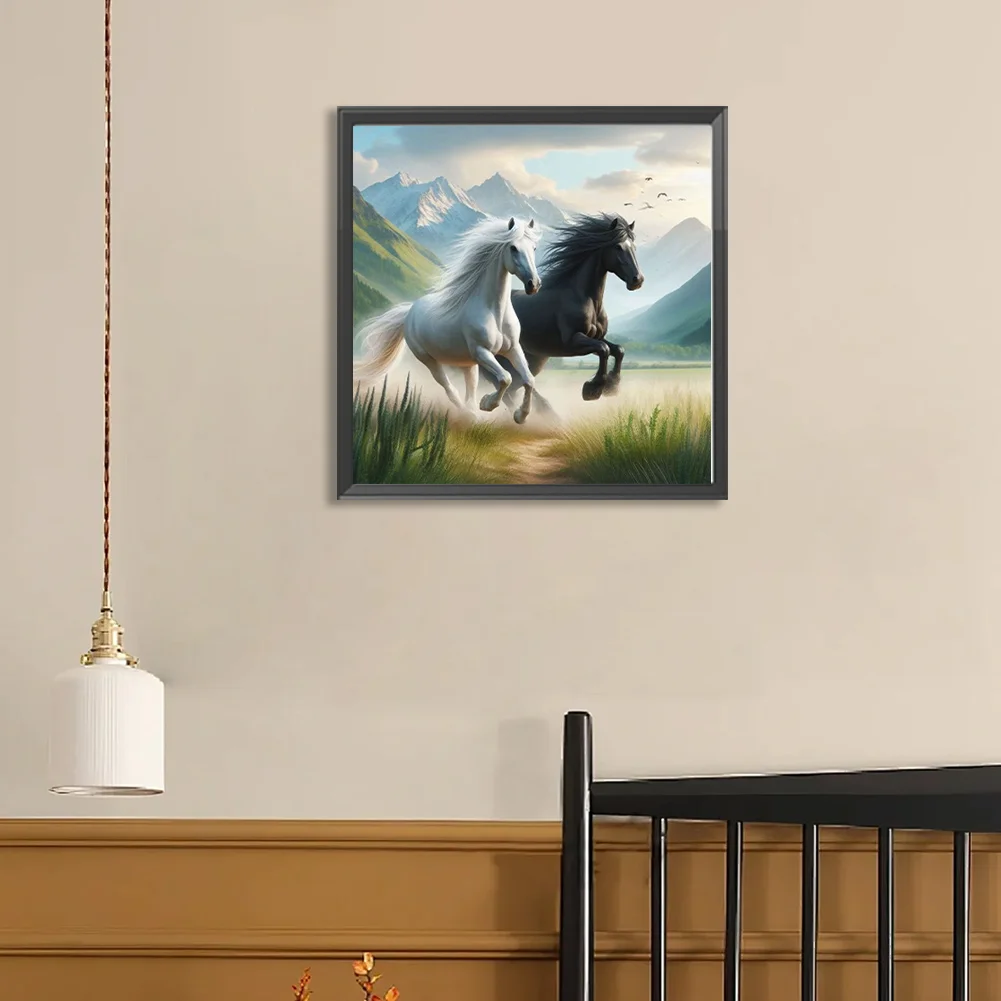 Diamond Painting - Full Round Drill - Horse(Canvas|40*40cm)