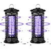 2-In-1 Microwave Electric Mosquito Killing Lamp Waterproof Insect Racket Swatter