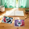 2 Pack Swan DIY Diamond Art Spiral Notebook Kit 80 Pages No Lines