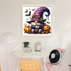 Pumpkin Gnome-11CT Stamped Cross Stitch 40*40cm/15.75*15.75in tapestrymarket