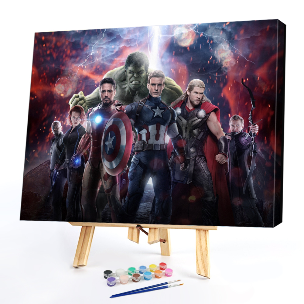 

40*50cm - Painting By Numbers - Superhero, 501 Original