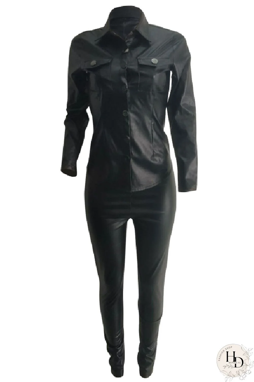 Wine Red Elastic Fly Long Sleeve Mid Print Patchwork pencil Pants