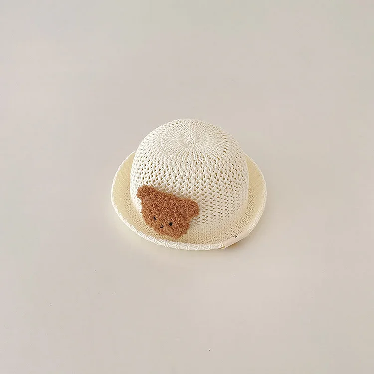 Baby Toddler Bear Straw Hat