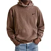 Men's Retro Washed Loose Pocket Hooded Sweatshirt