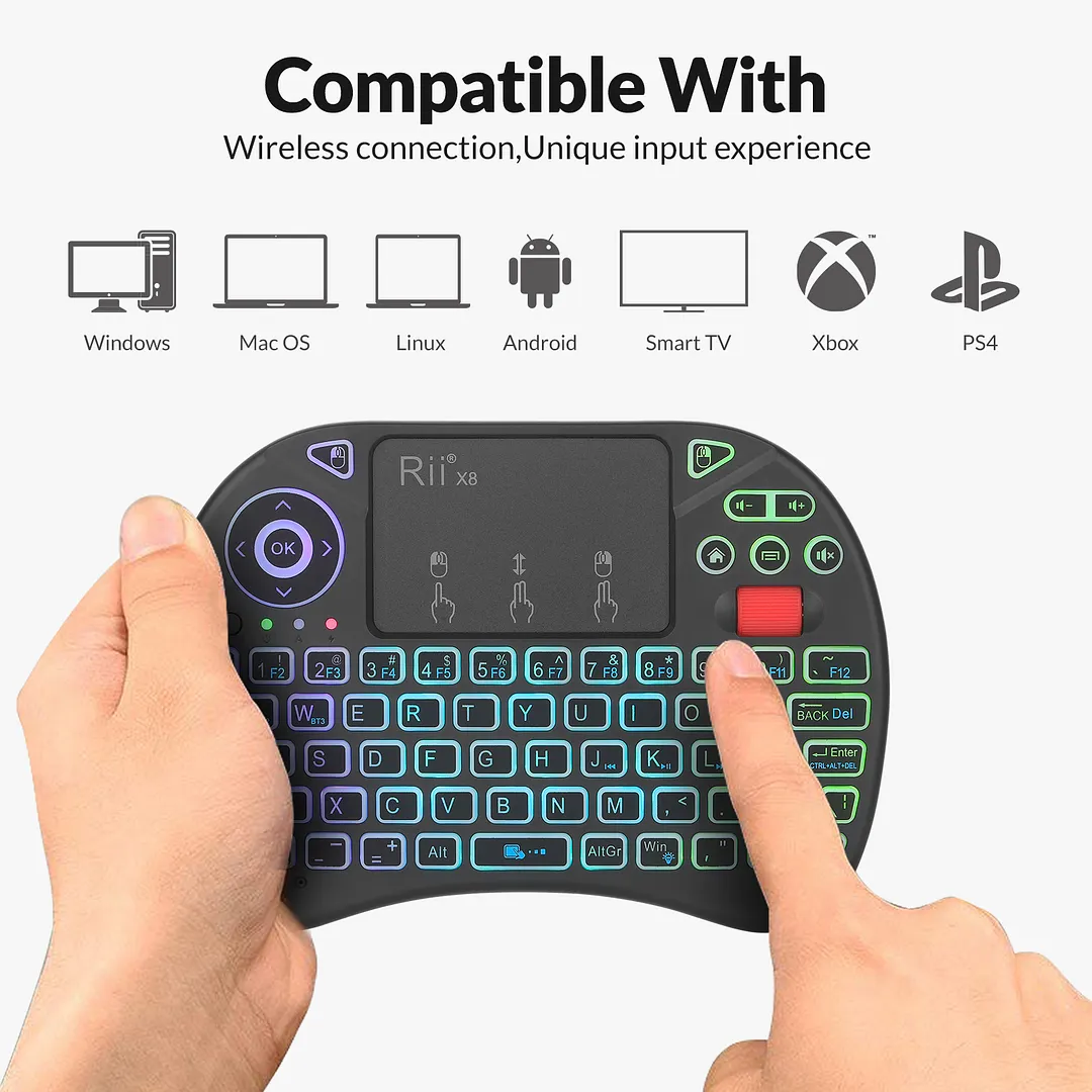 Rii X8BT Wireless Bluetooth keyboard 