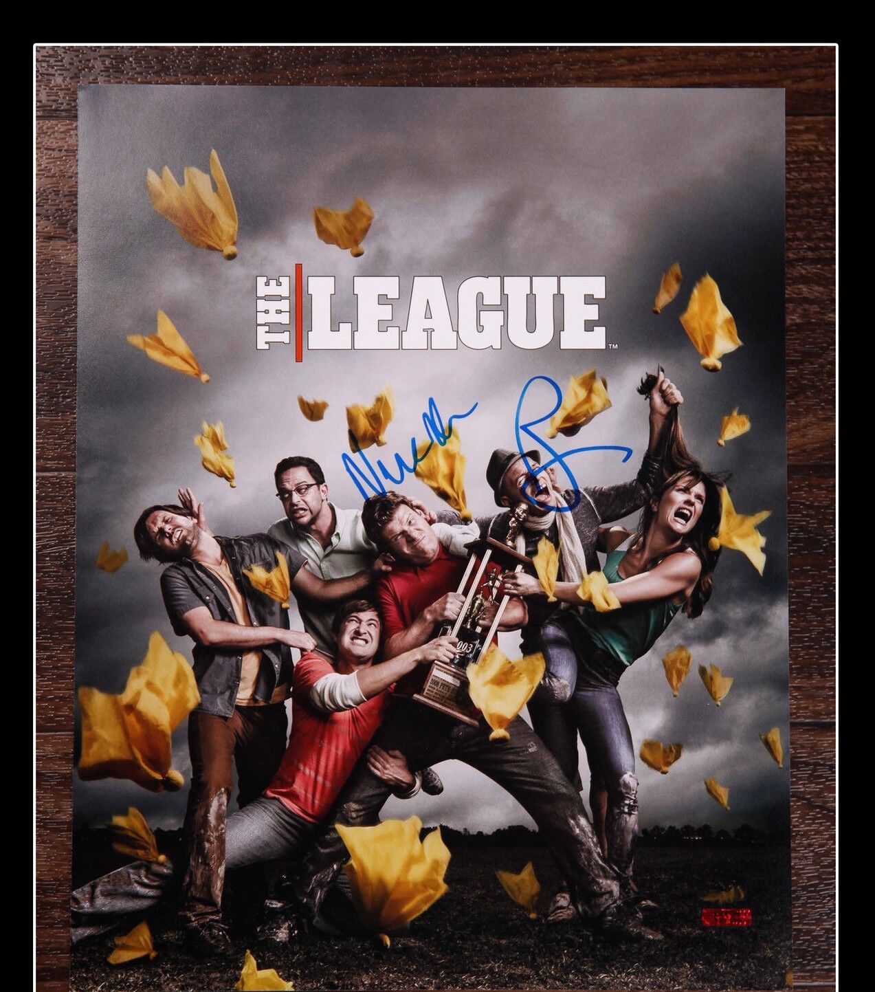 GFA The League * PAUL SCHEER-NICK KROLL * Signed 11x14 Photo Poster painting PROOF COA