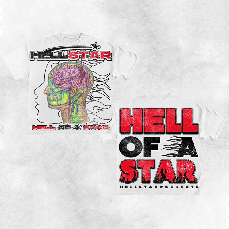 Sopula Vintage Records Hell Of Star Graphic Cotton Short Sleeve T-Shirt - SOPULA