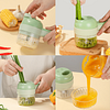 4 in 1 Portable Electric Vegetable Cutter Set (50% OFF)