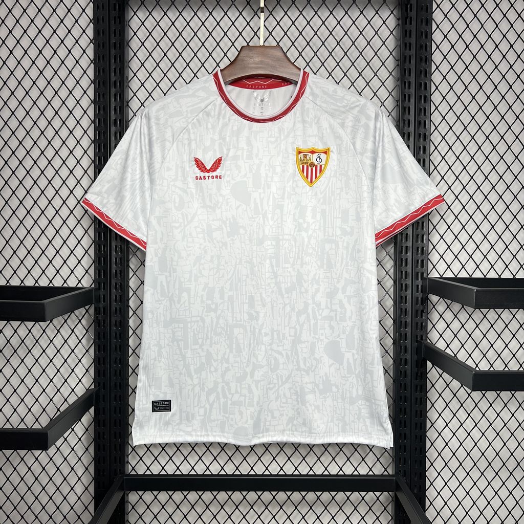 Seville FC Maillot foot domicile 2024 2025 Maillot De Fou, site maillot de foot pas cher