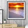 Diamond Painting-DIY Full Round Drill Seawater Sunrise