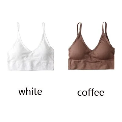 1/2 pcs Sexy Women Top Bras For Women Underwear Top Female Seamless Bra Backless Wirefree Push Up Bralette Brassiere Bra