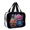 DIY Blume Diamant Kunst Strass Make-up Tasche Transparent PVC Aufbewahrungspack Geschenk