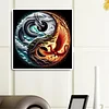 (40*40cm)Dragon Phoenix - Full Round Drill Diamond Painting