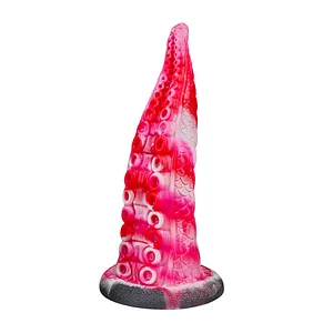 Tentacle Dildo Horn Anal Plug Alternative Vestibular Sex Toy Male For Female Red