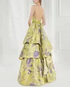 Women's Sleeveless Lace Print Dress