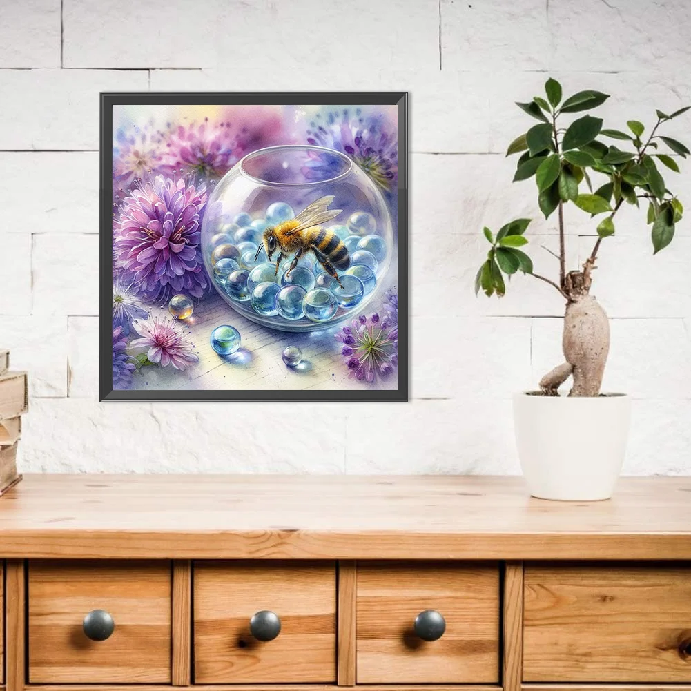 Full Round Diamond Painting 40*40cm - Bee