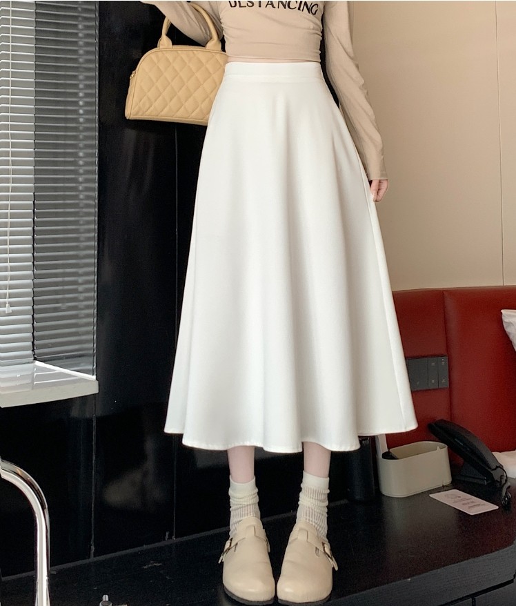 Teepublicz Thickened Fleece Long Sleeve Chiffon  Knot Shirt Women's Winter Professional Formal Commute Interview Set Straight Tube