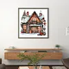 uk.everydayedeals (Limited Stock)Cross Stitch - 11ct Stamped - Chalet de No&euml;l r&eacute;tro (50*50cm)