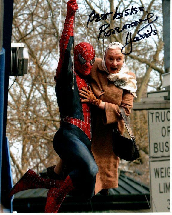 ROSEMARY HARRIS signed autographed THE AMAZING SPIDER-MAN AUNT MAY PARKER Photo Poster painting