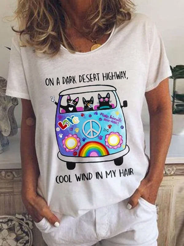 Casual Print T-Shirt