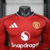 Manchester United 2025-2026 Long Sleeve Home  Shirt